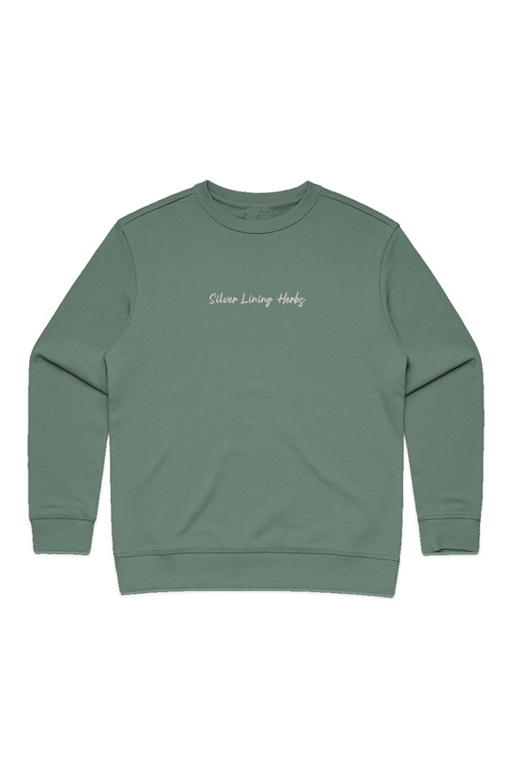 Womens Premium Crew - Silver Lining Herbs