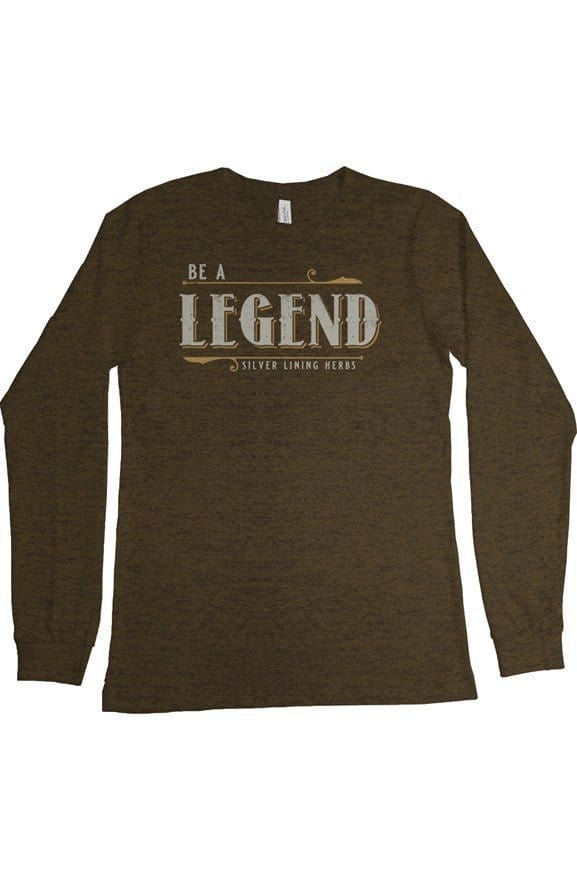 Be A Legend Long Sleeve T Shirt - Silver Lining Herbs