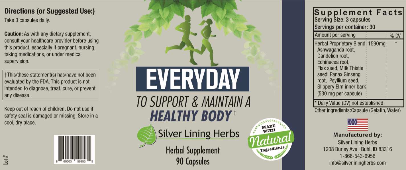 Everyday Herbs - Silver Lining Herbs