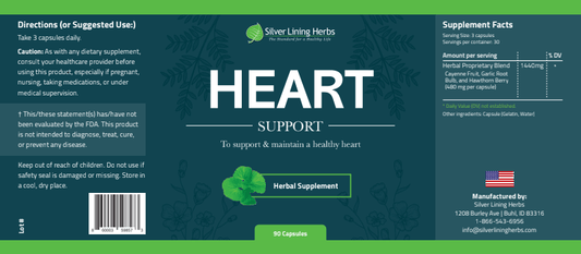 Herbal Heart Support - Silver Lining Herbs