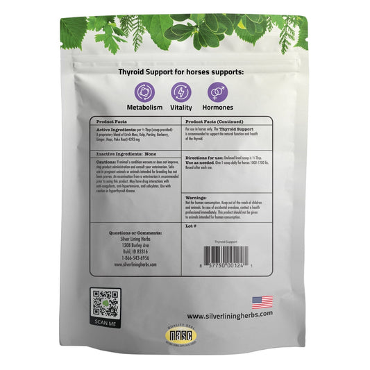 Thyroid Support for Horses - Silver Lining Herbs