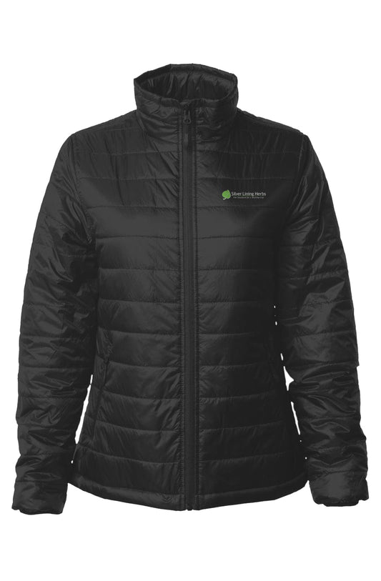 Womens Puffer Jacket - Silver Lining Herbs