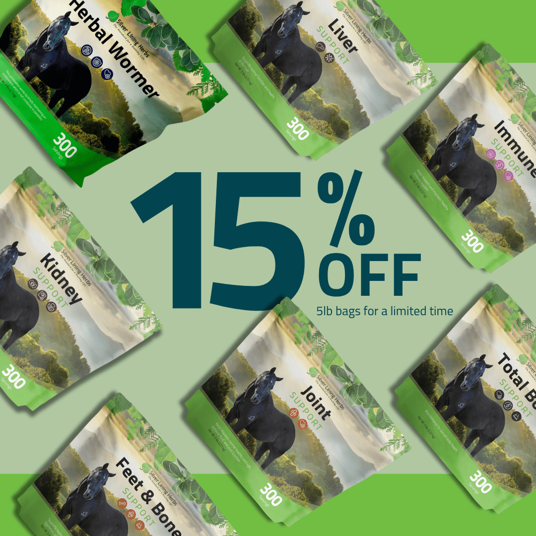 Bigger is better. 5 lbs. 300 servings. 15% Off. - Silver Lining Herbs