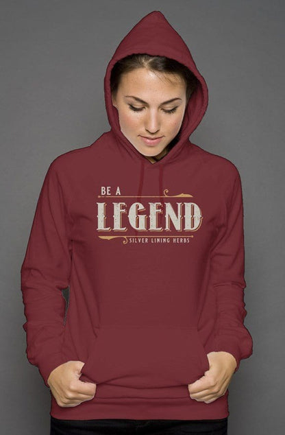 Be A Legend Pullover Hoody - Silver Lining Herbs