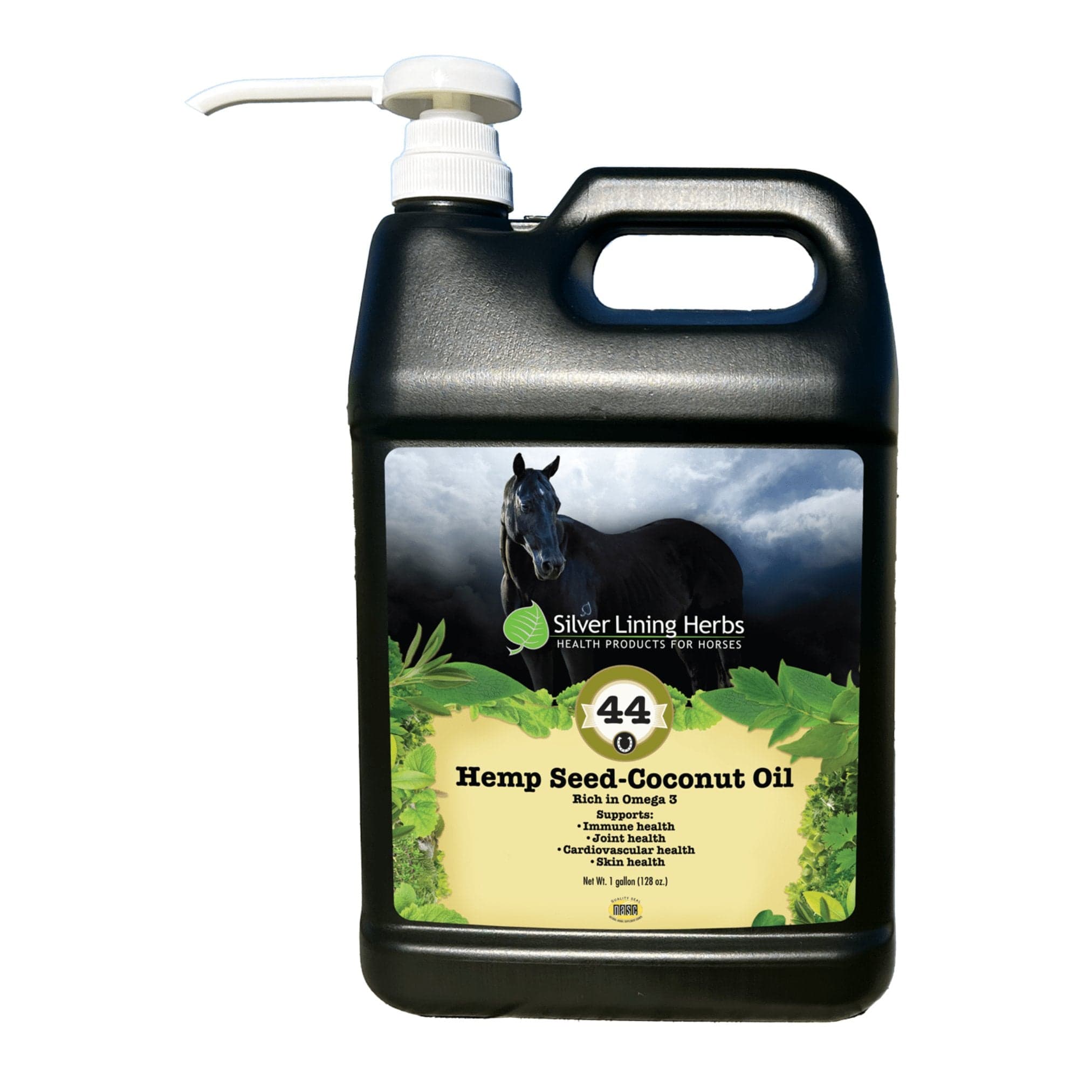 Hemp SeedCoconut Oil for Horses Silver Lining Herbs