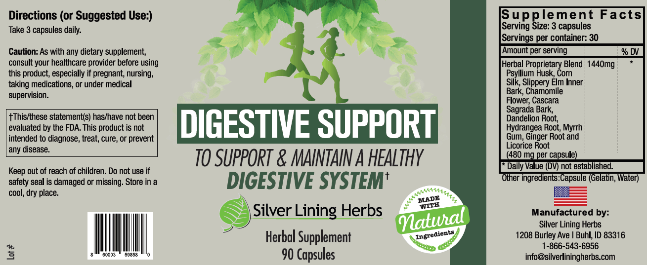 Herbal Digestive Support - Silver Lining Herbs