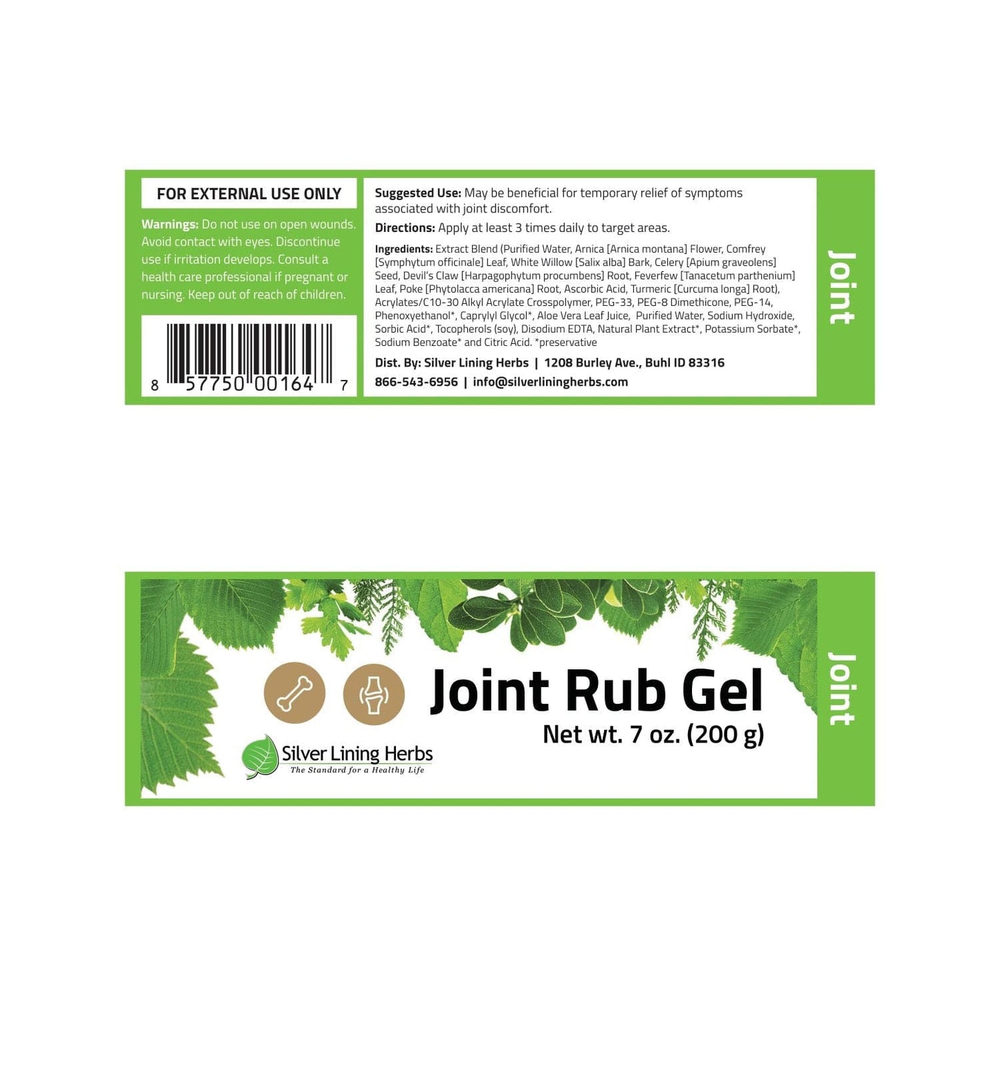 Joint Rub for Horses - Silver Lining Herbs