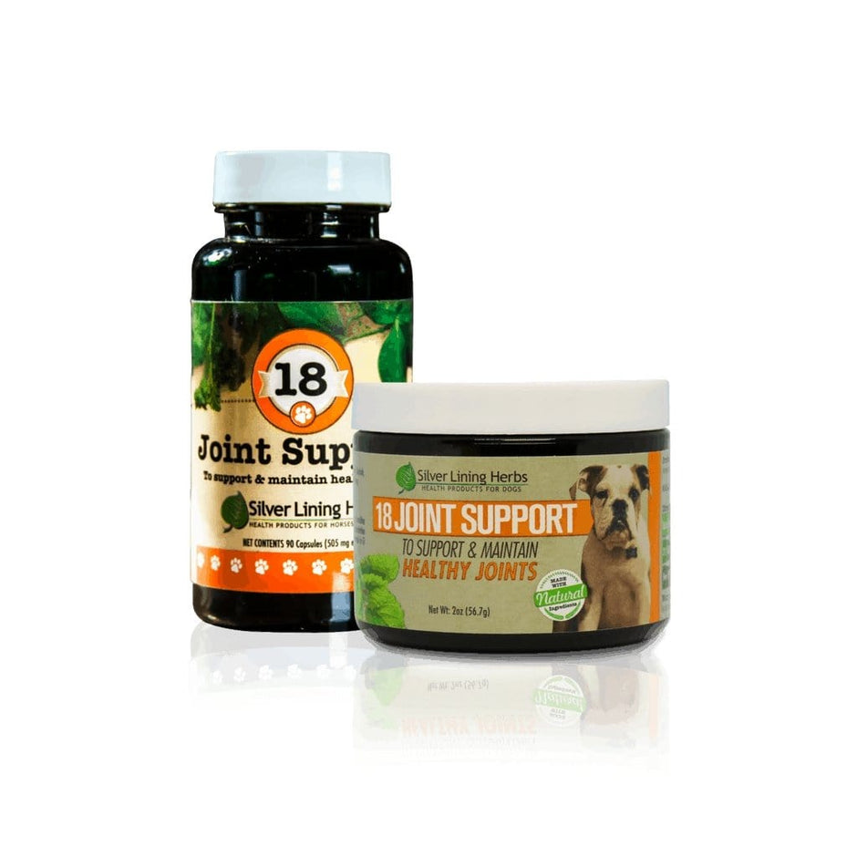 Image showcasing Effective Herbal Hip and Joint Support for Dogs – Silver Lining Herbs